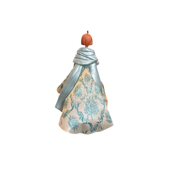 Hallmark 2012 Provencal Barbie Keepsake Ornament Collectors Blue & White Gown - Picture 3 of 5